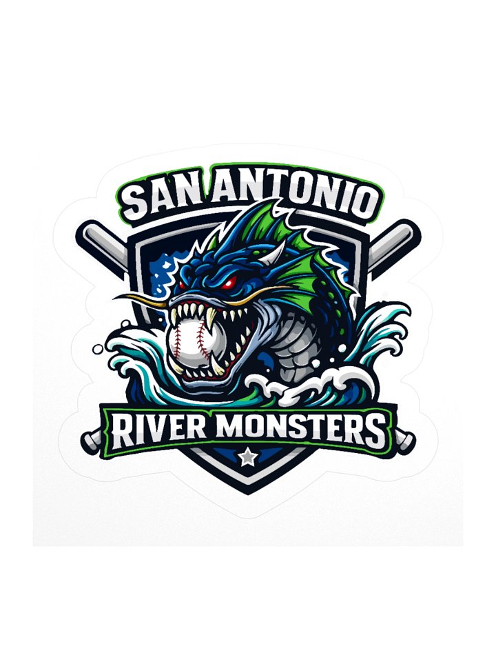 San Antonio River Monsters Kiss Cut Stickers product image (3)