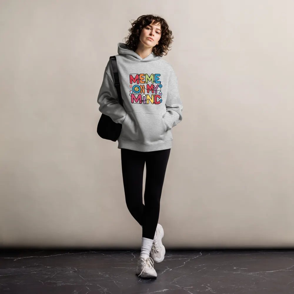 Meme On My Mind Oversized Hoodie product image (38)