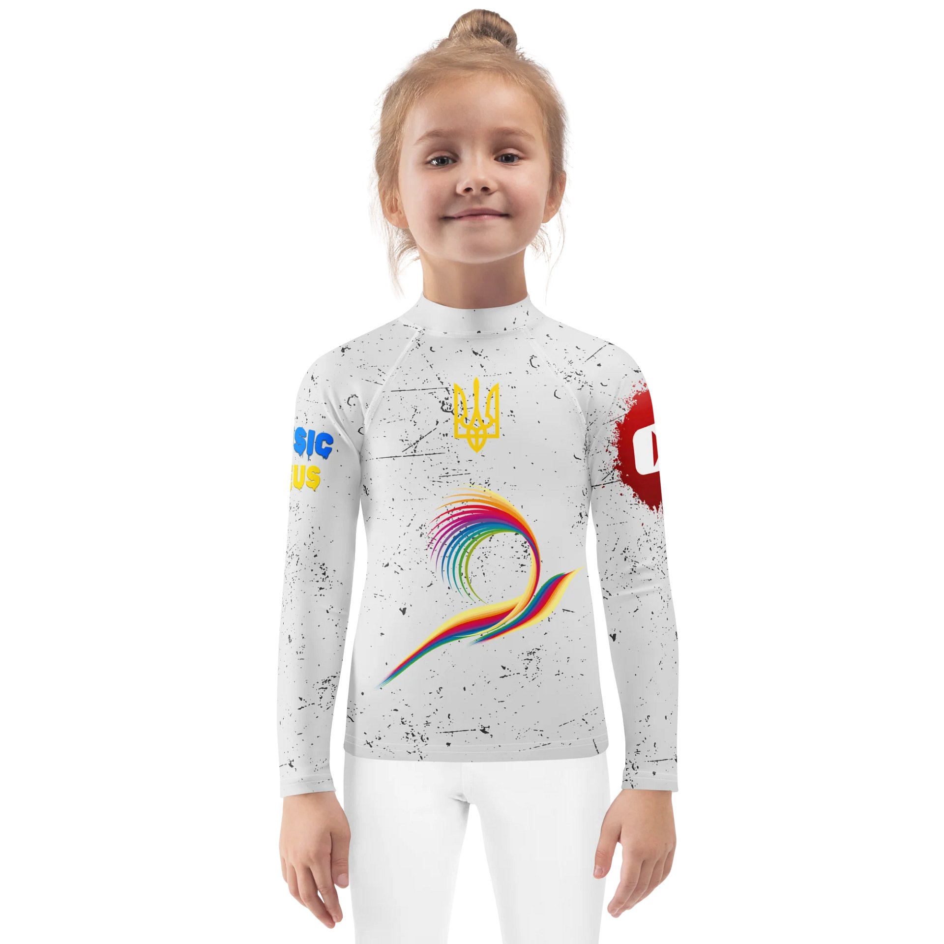 All-Over Print Kids Rash Guard product image (1)