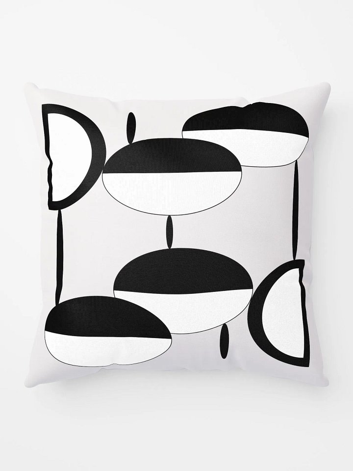 Modern Black and White Throw Pillows – Geometric Cushions for Sofa – Decorative Black White Pillows for Living Room product image (1)