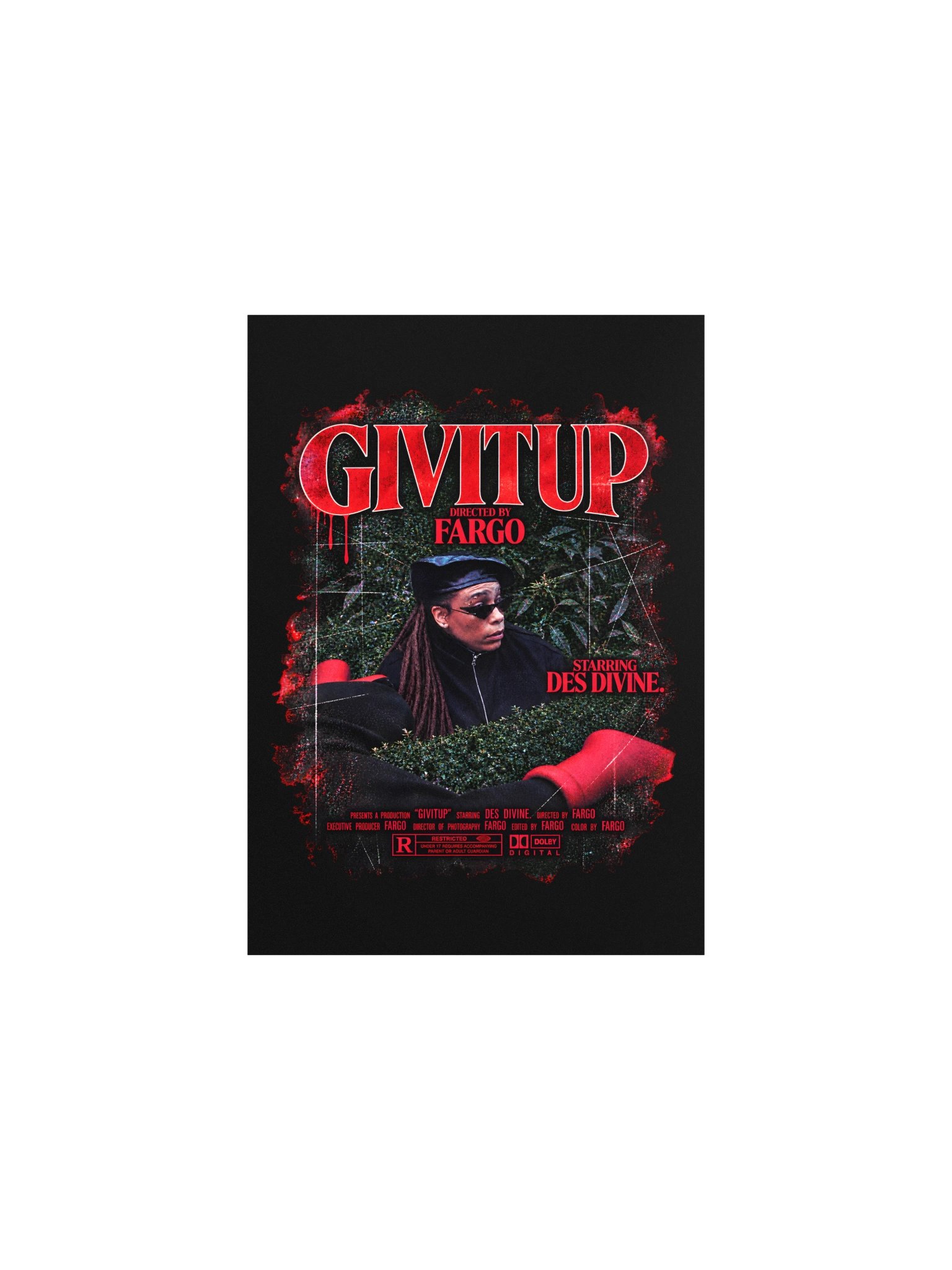 EXCLUSIVE VINTAGE GIVITUP DIRECTORS CUT MOVIE POSTER product image (1)