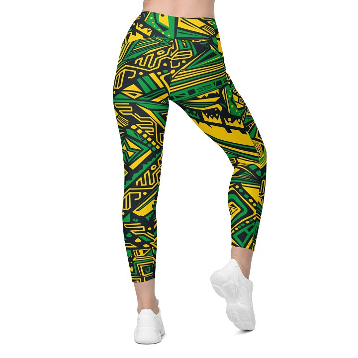 Geometric Fusion Crossover Leggings product image (2)