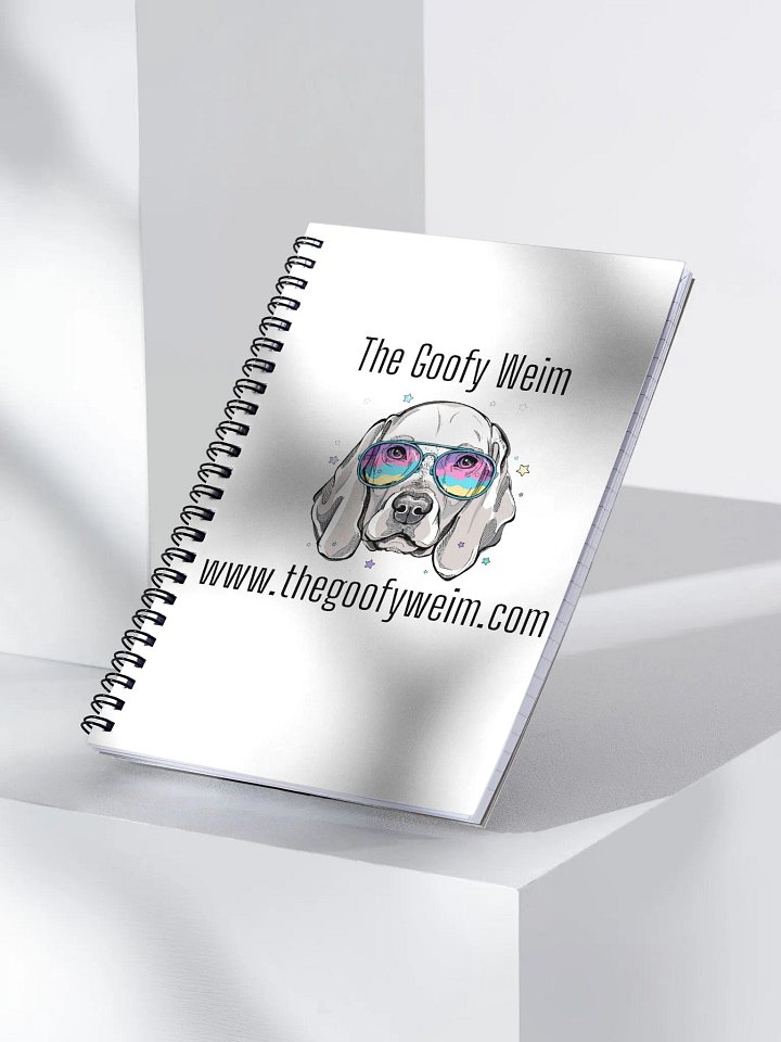 The Goofy Weim Logo Merch - Spiral Notebook product image (1)
