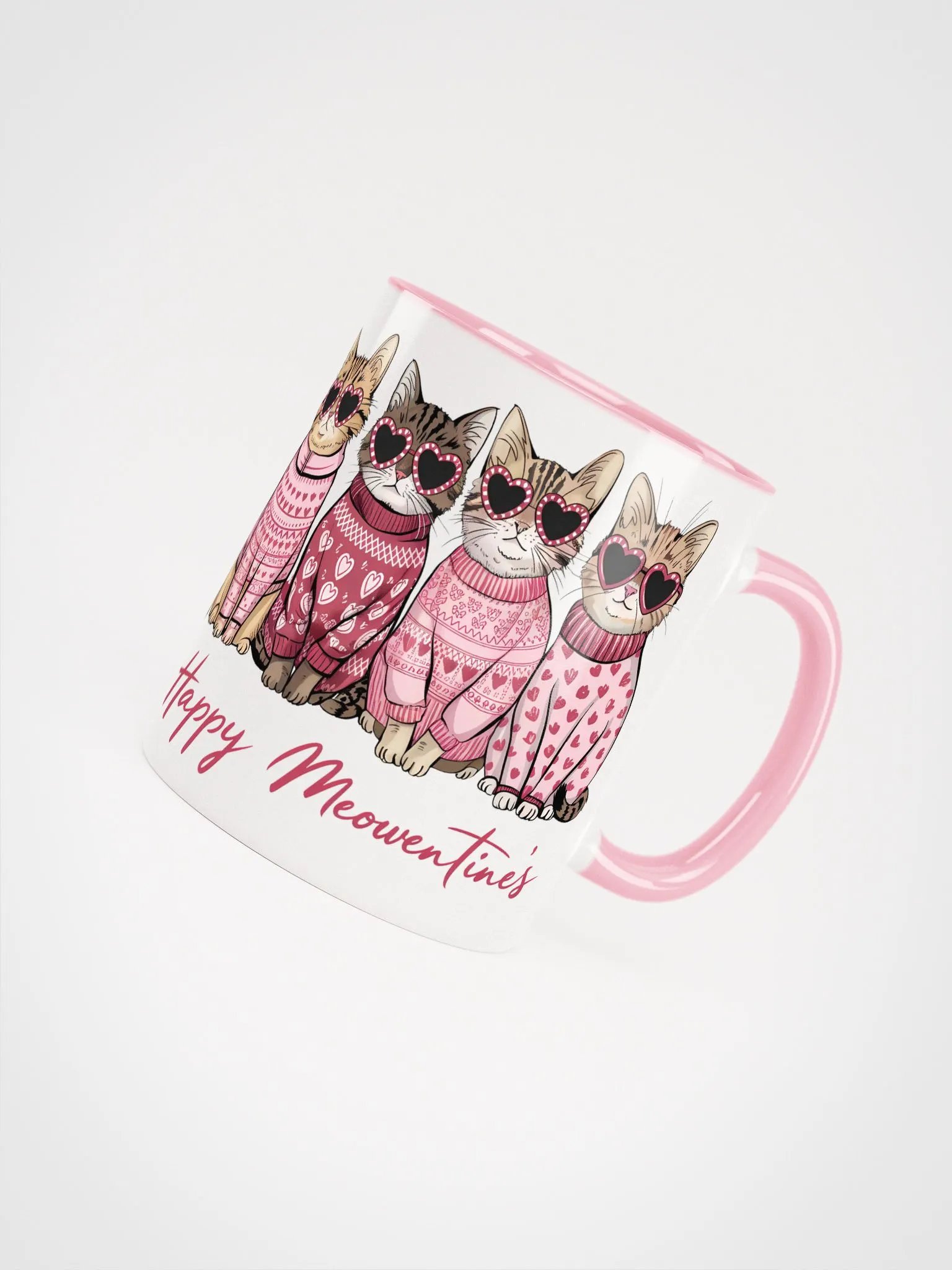 Purr-fectly Adorable: Happy Meowentine's Mug product image (4)