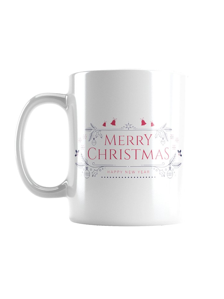Festive White Glossy Mug: A Perfect Christmas Gift Idea product image (1)