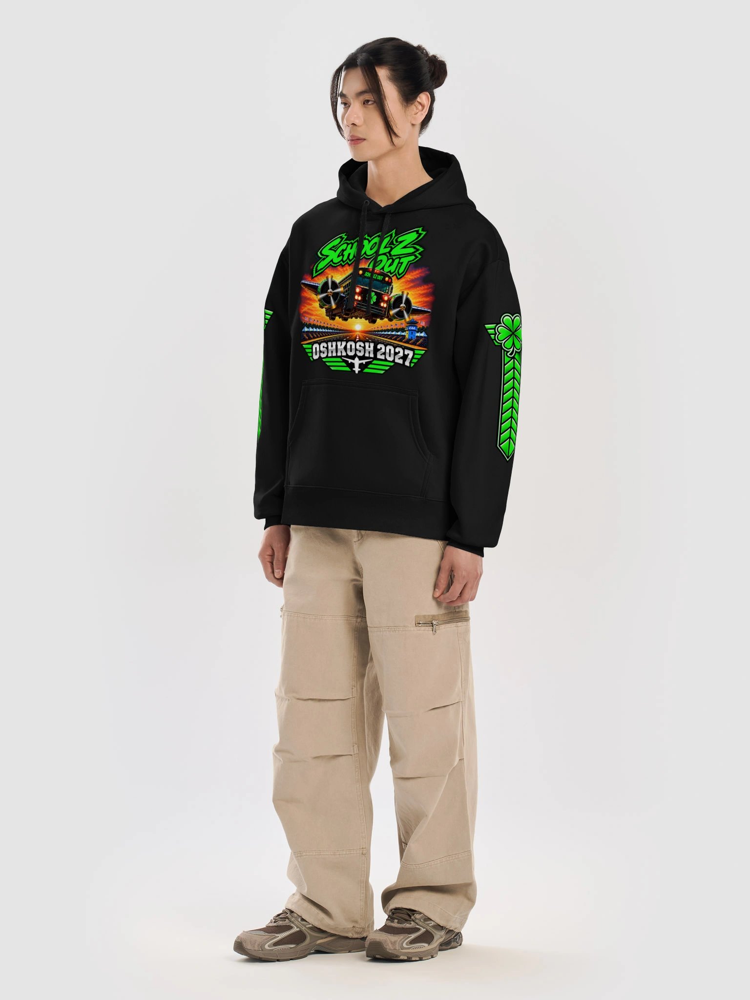Schoolz Out Oshkosh 2027 Hooded Sweatshirt product image (7)