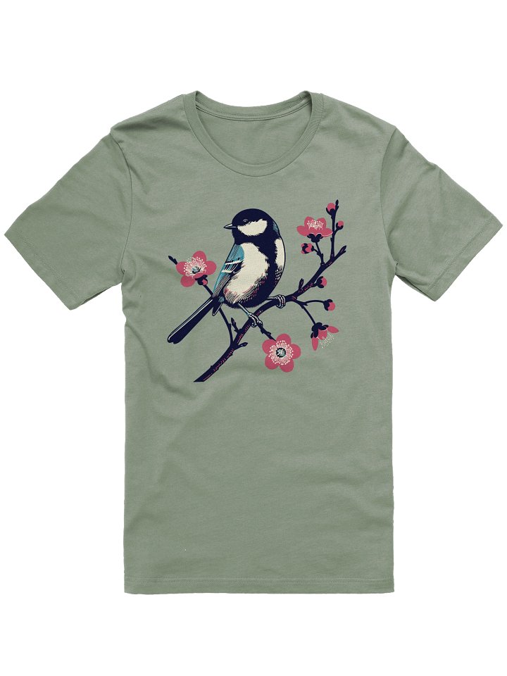 Chickadee with Blossoms T-shirt product image (1)