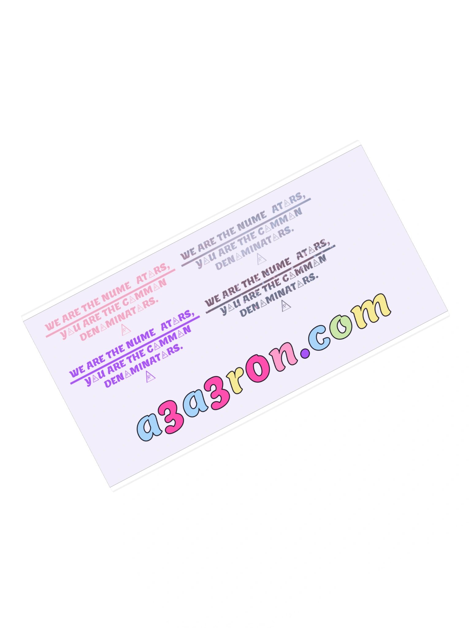 Mega Sticker Pack Vol 2 — Catchphrases · Transfer Sheet 2 product image (1)