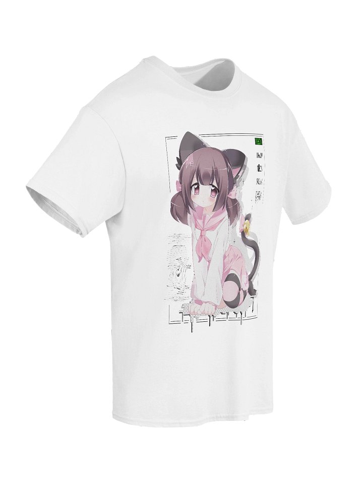 Cyber Neko - budget shirt product image (2)
