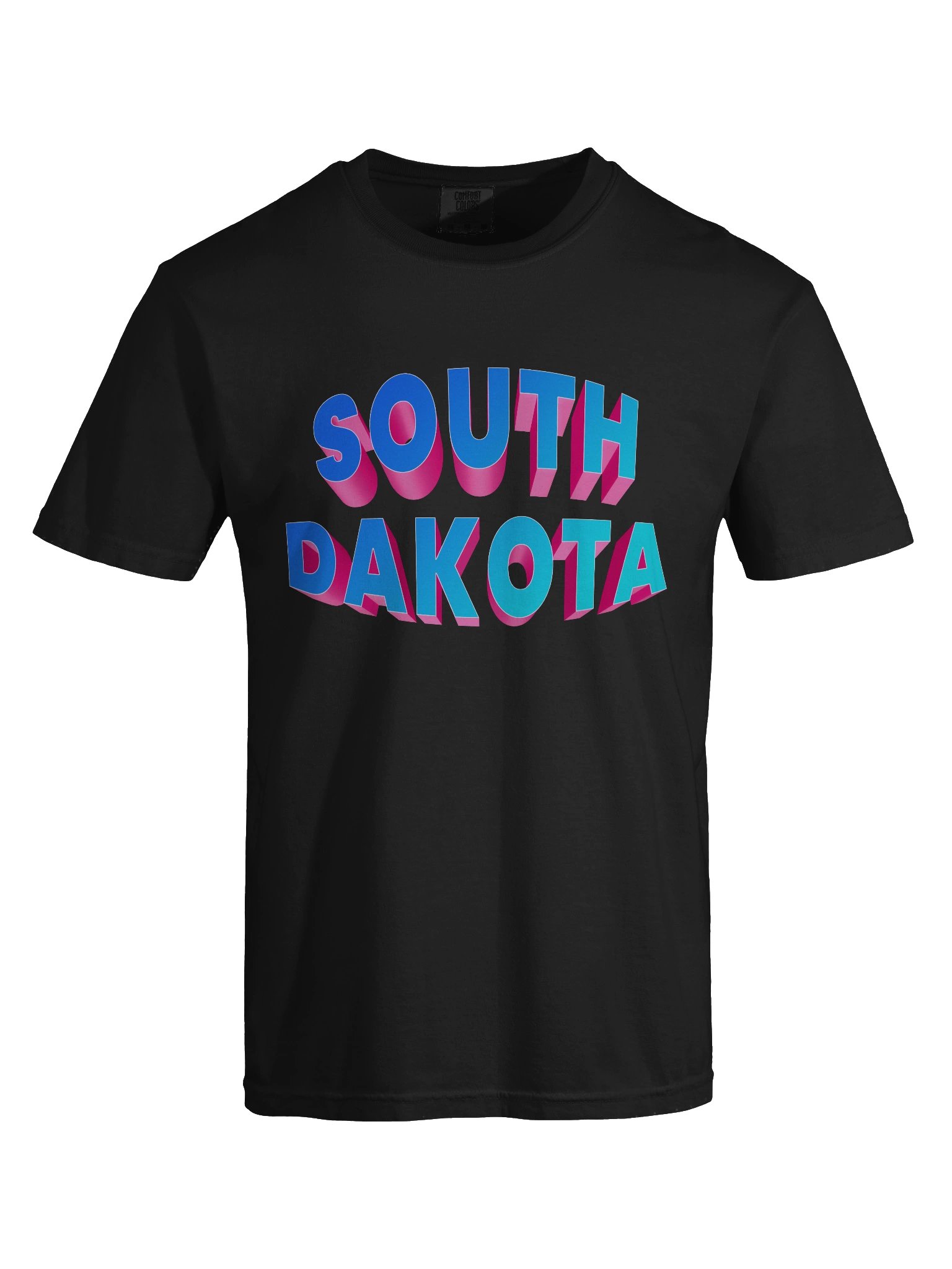 SOUTH DAKOTA 3D Gradient Comfort Colors Heavyweight Tee product image (7)