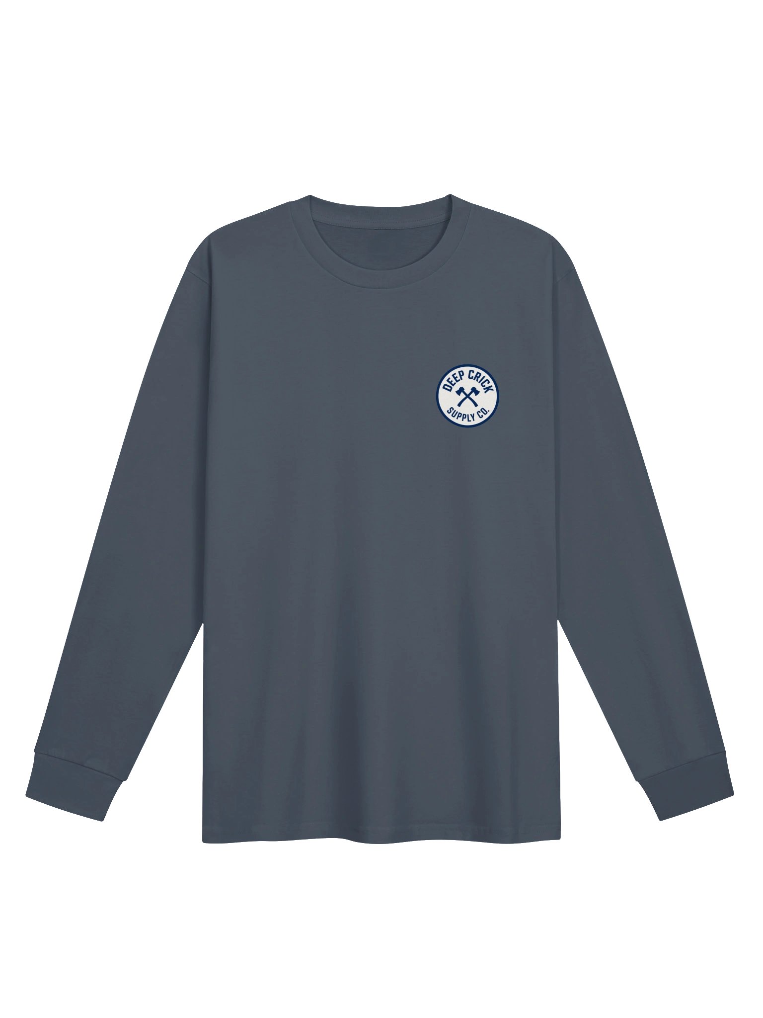 Deep Crick Supply Co. Long Sleeve Tee w/ Classic Circular Logo product image (1)