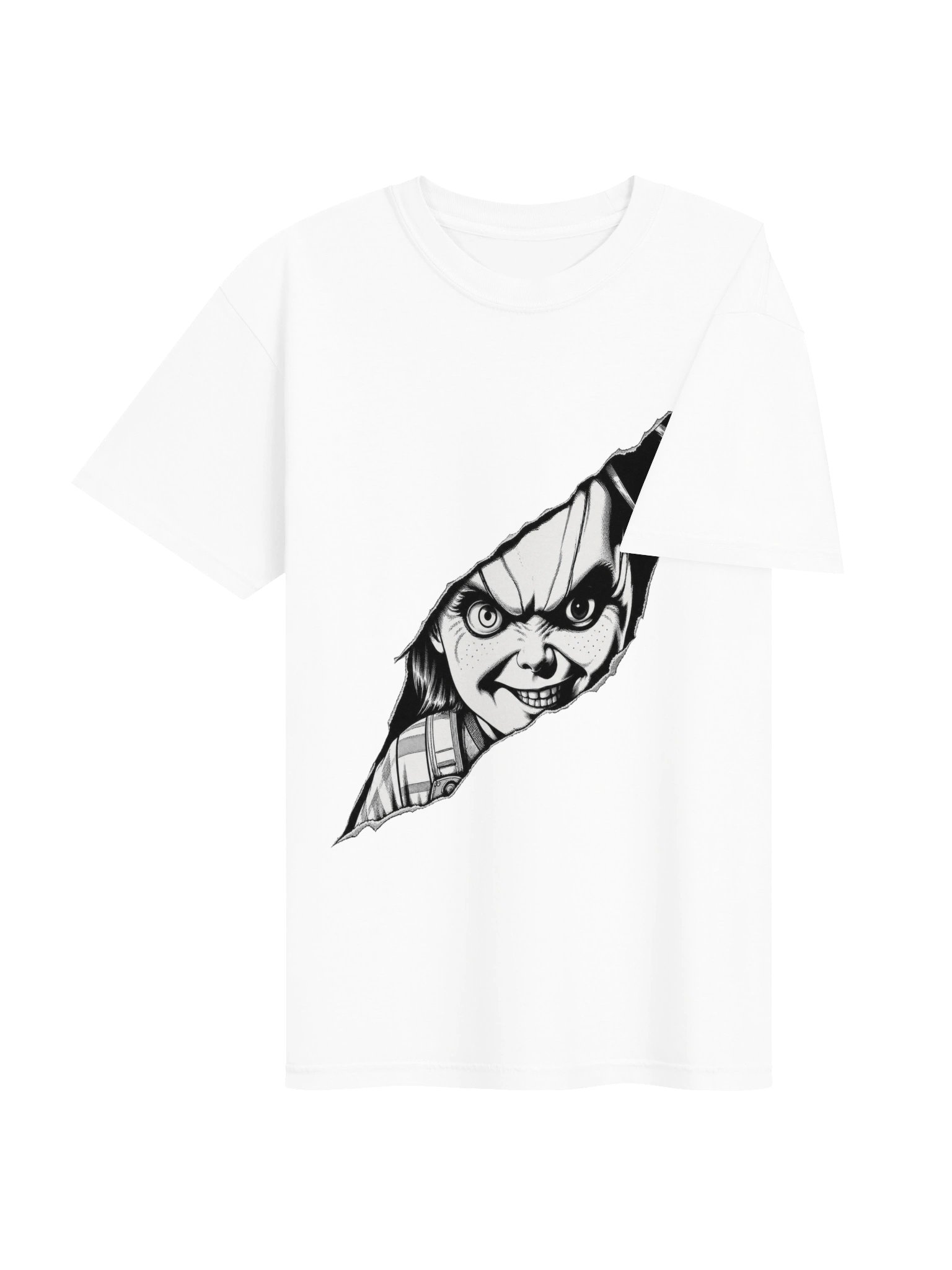 Creepy Killer Doll T-Shirt | Spooky Horror Tee product image (10)