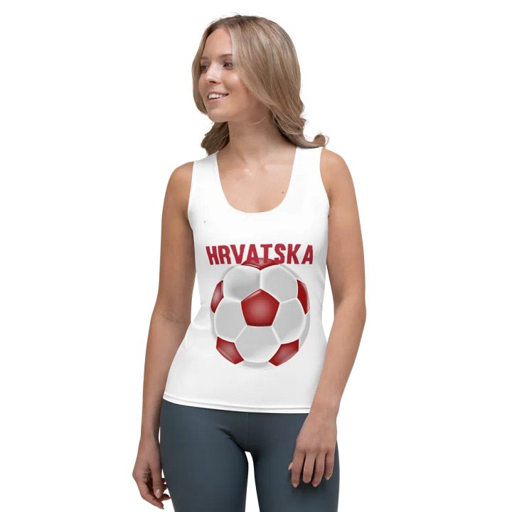 HRVATSKA Women's Soccer Ball Tank Top product image (1)