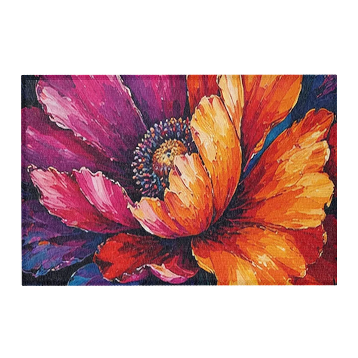 Poppin' Poppies Chenille Rugs product image (2)