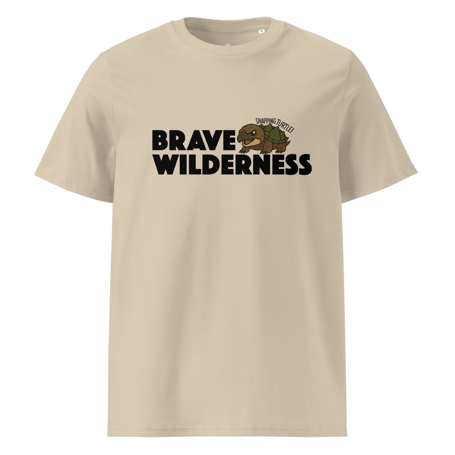 Brave Buddies Snapping Turtle Organic Unisex T-Shirt product image (1)