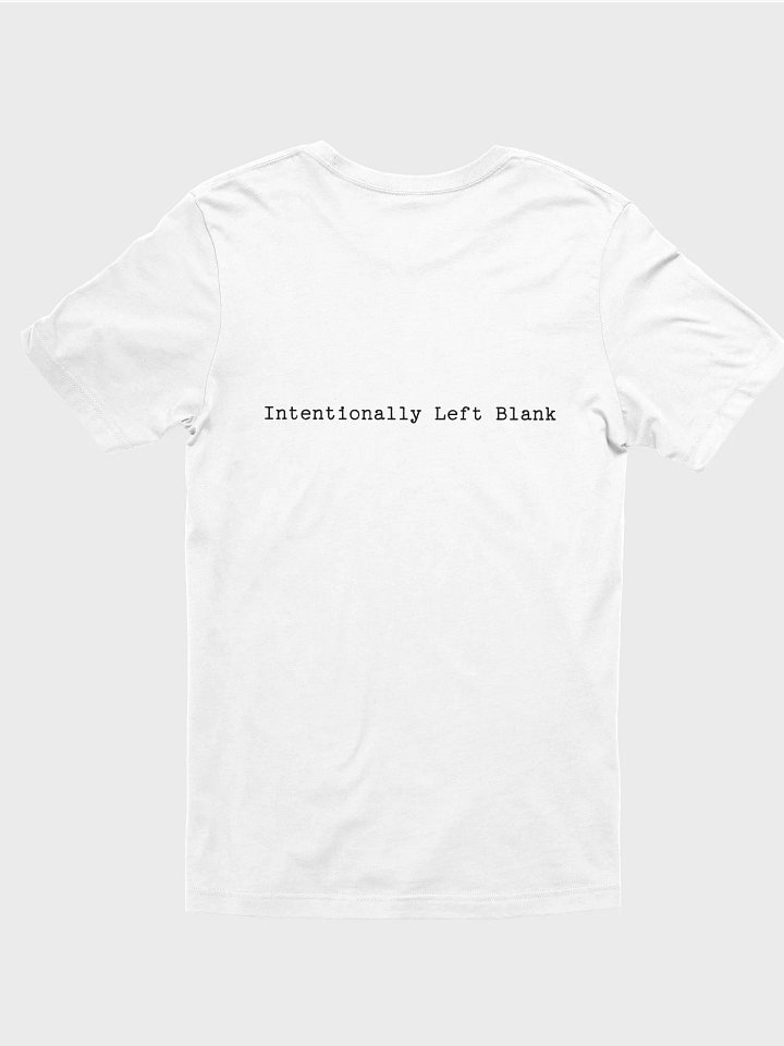 Intentionally Left Blank Printed Supersoft T-Shirt product image (12)