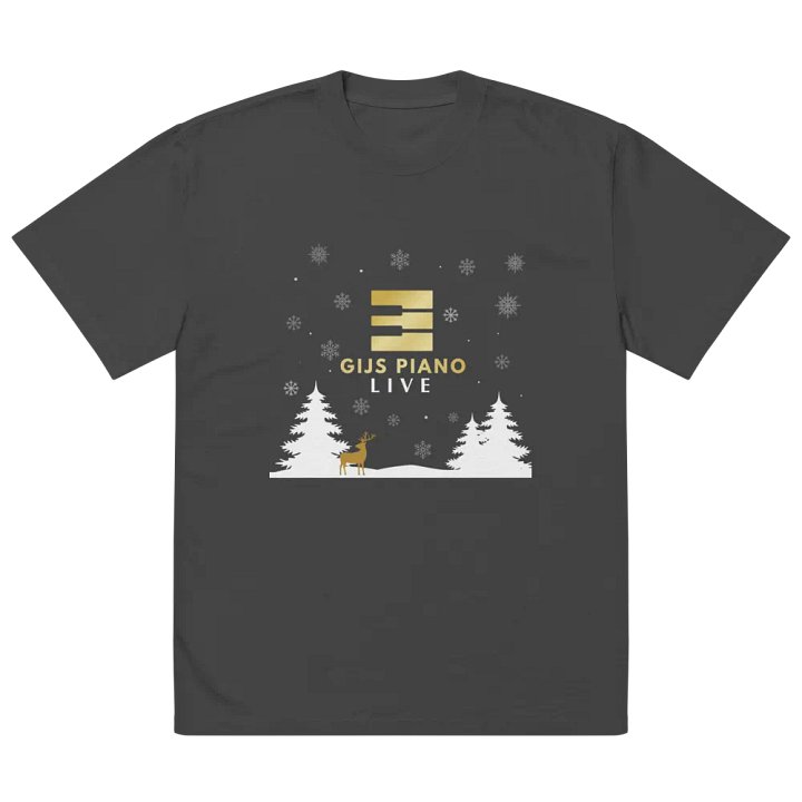 Winter Wonderland - AS Colour Premium Oversized Faded T-Shirt (Gijs Piano LIVE) product image (2)
