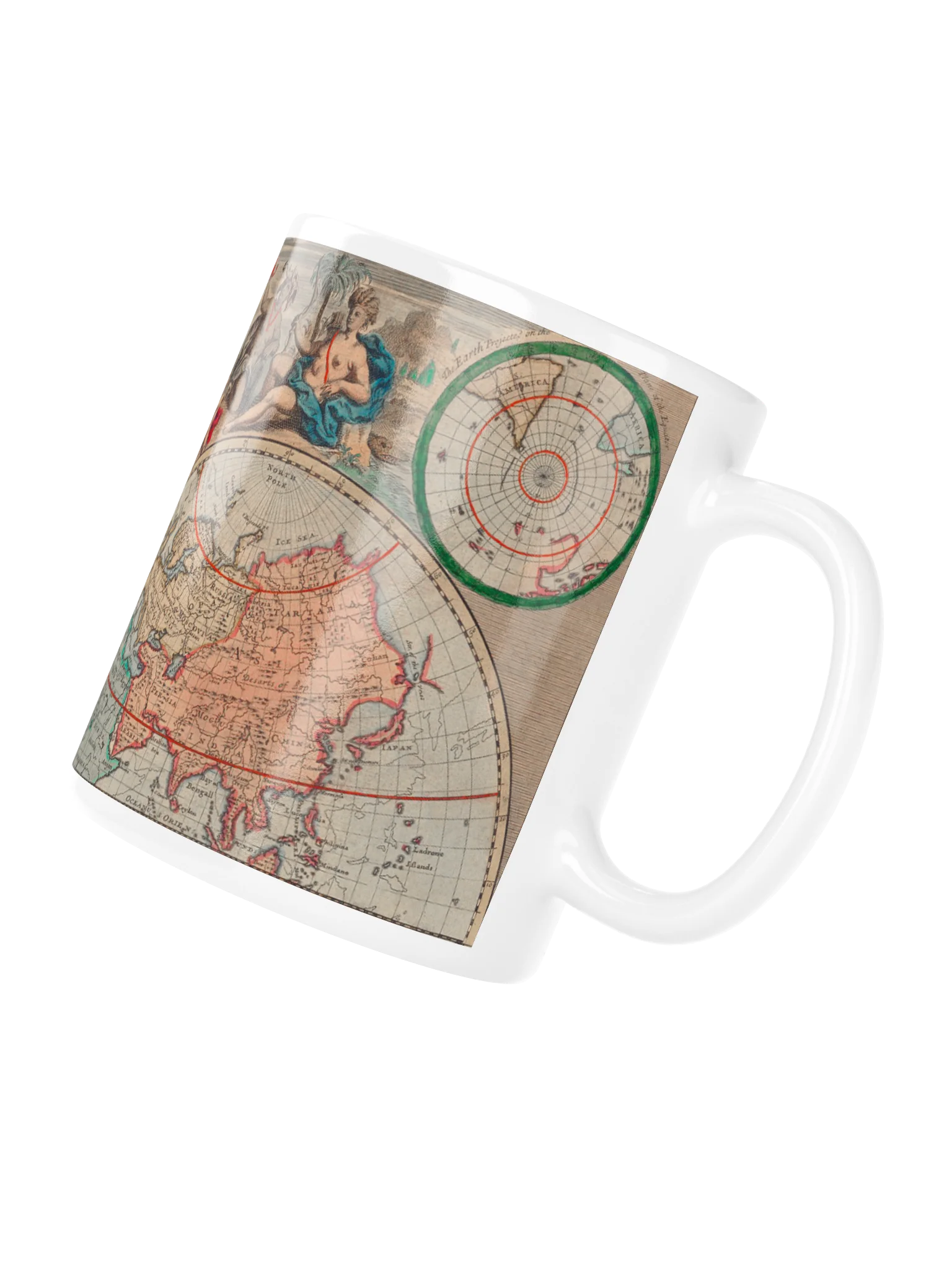 An Antique World Map Mug product image (4)