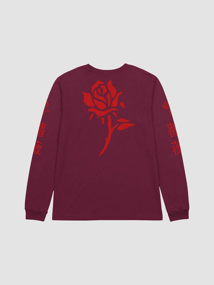 薔薇 Red Dripping Rose Long Sleeve product image (12)