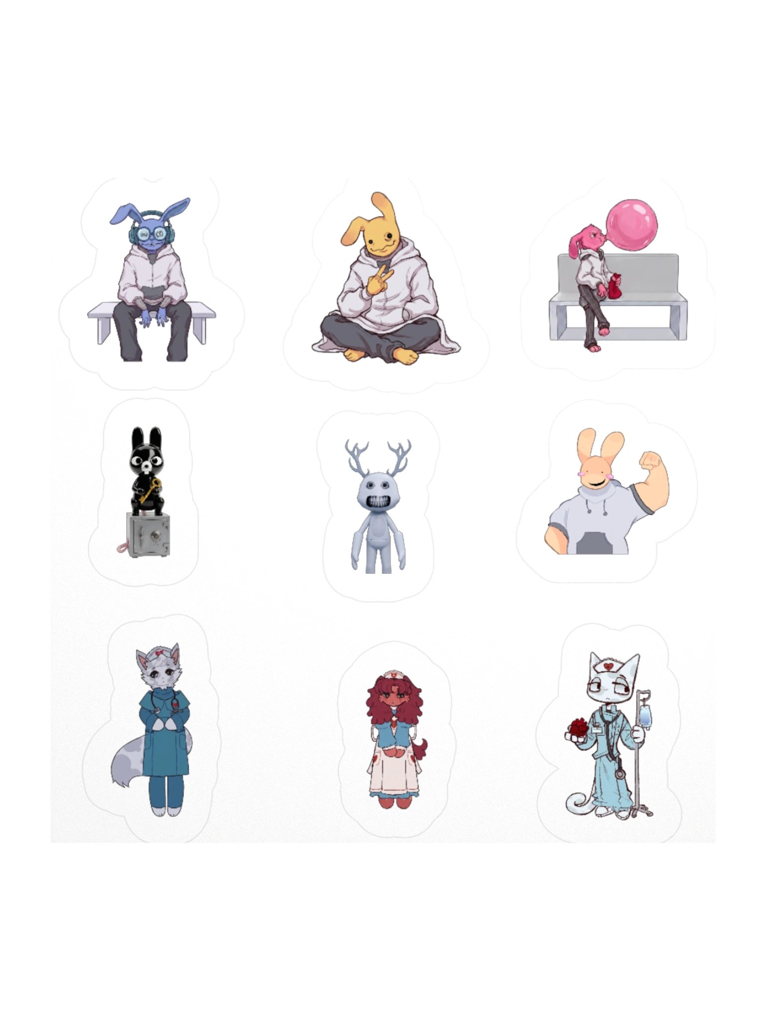 Animal Hospital Kiss Cut Stickers product image (1)