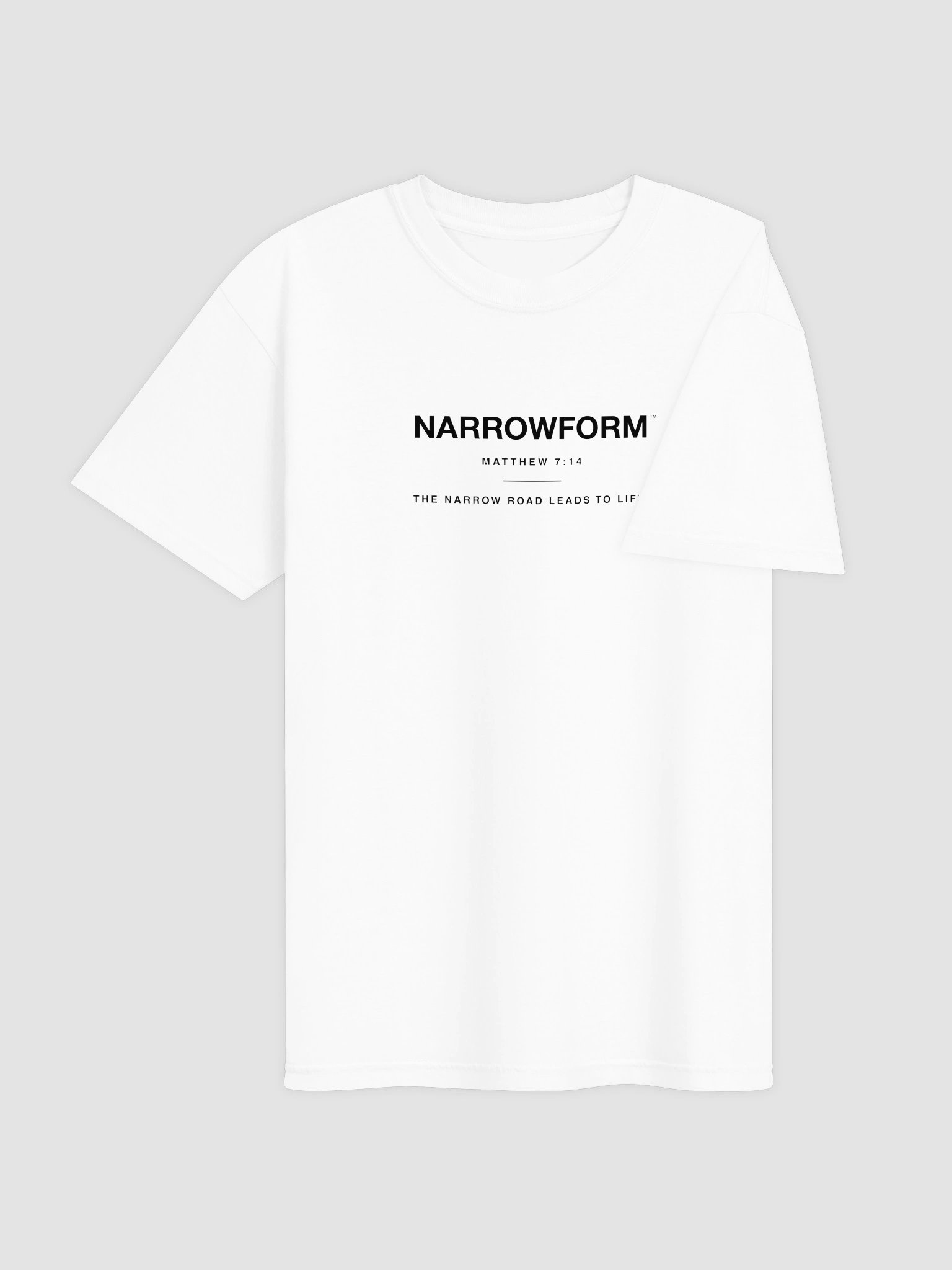 NARROWFORM MATTHEW 7:14 TEE SHIRT product image (4)