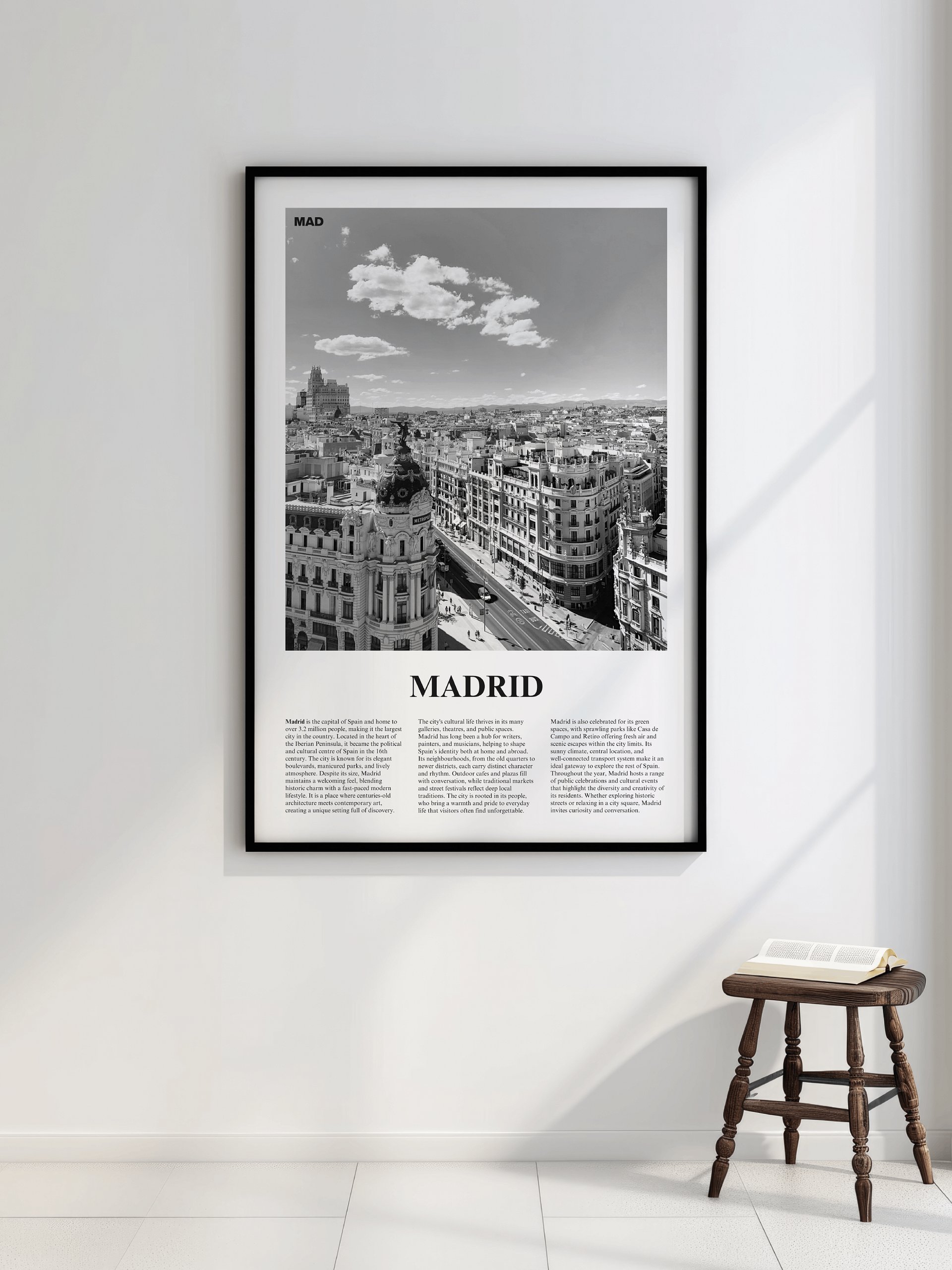 Madrid 01 Newspaper Poster product image (8)