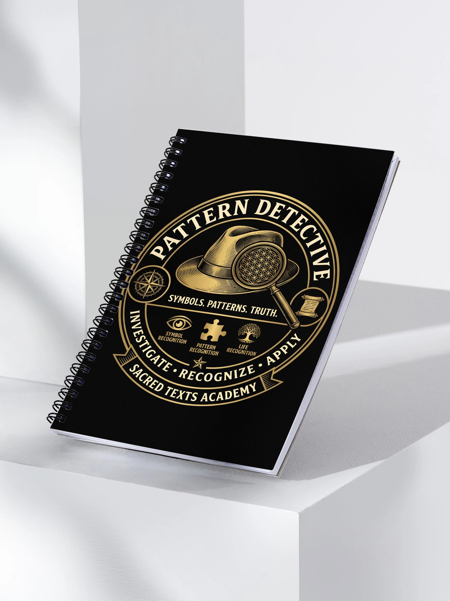 The Pattern Detective™ Spiral Notebook product image (3)