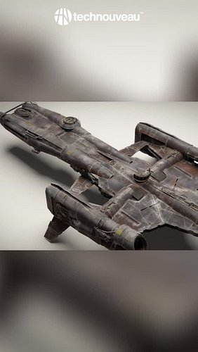 Explore a weathered spaceship in stunning 3D detail. From hull to cockpit, see every rivet. Then, watch a character board and...