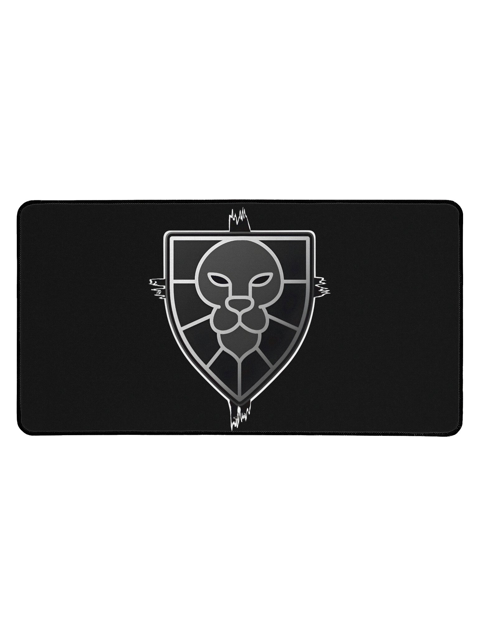 Lion Shield Large Desk Mat (Black) product image (1)