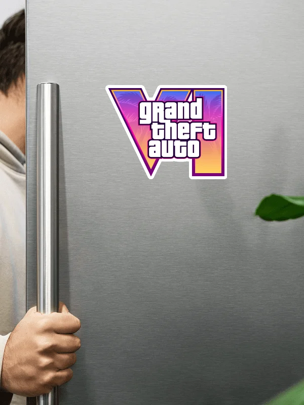 GTA VI Die-Cut Magnets - Fan Design product image (2)