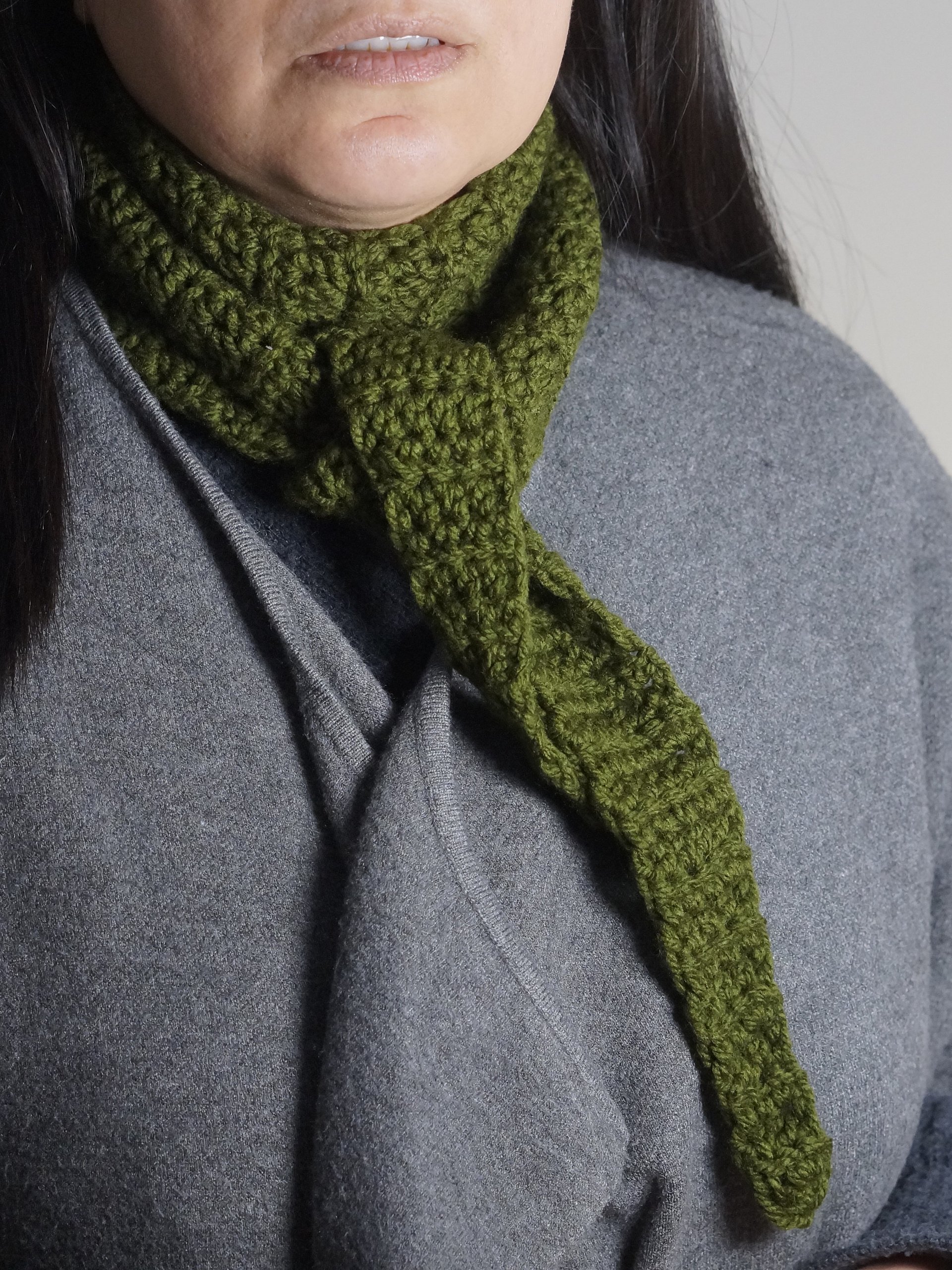 Beginner thin scarf Crochet pattern product image (3)