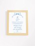 With God All Things Are Possible Matthew 19:26 | Blue Coquette Framed Christian Wall Art