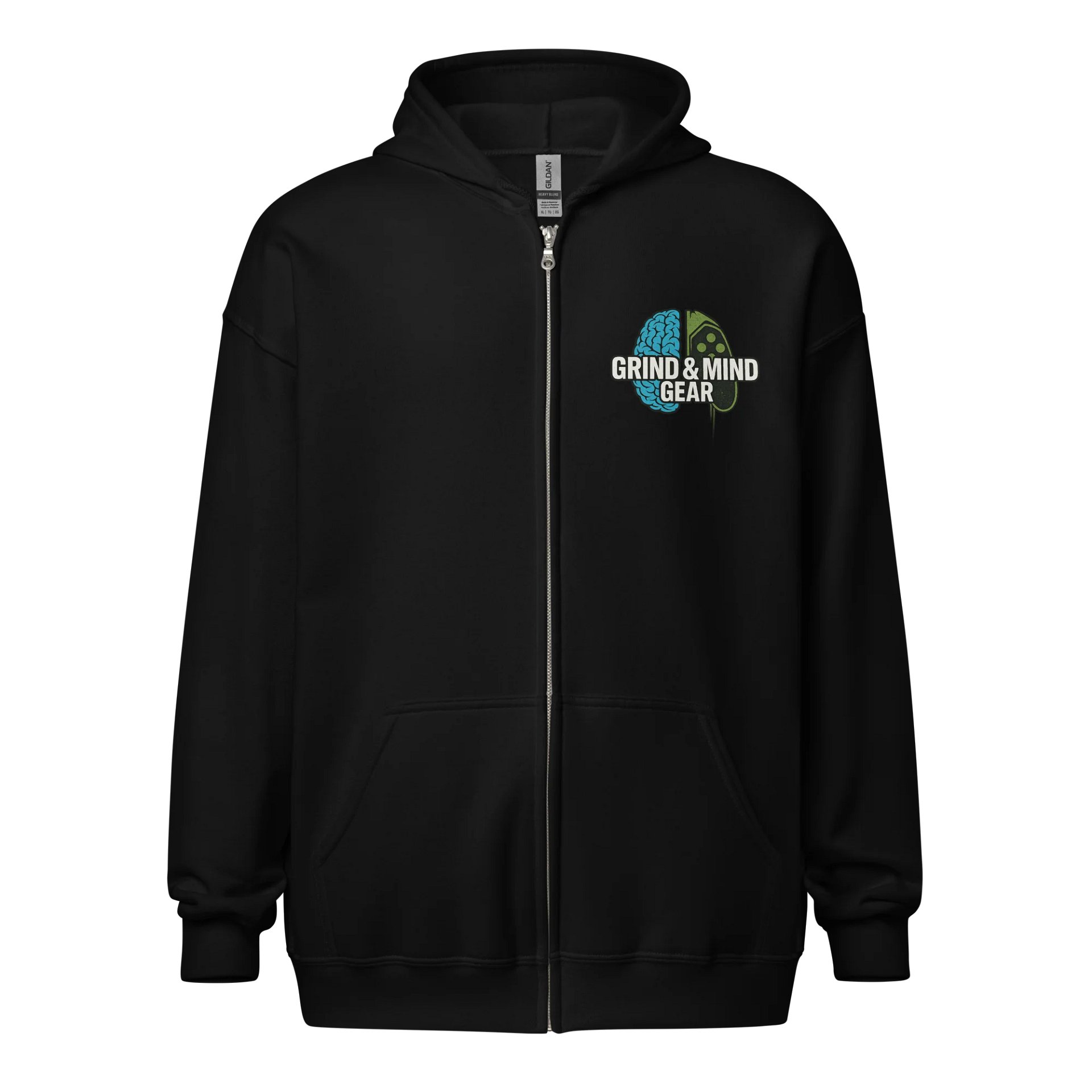 Grind And Mind Gear Logo Zip-Up Hoodie product image (1)
