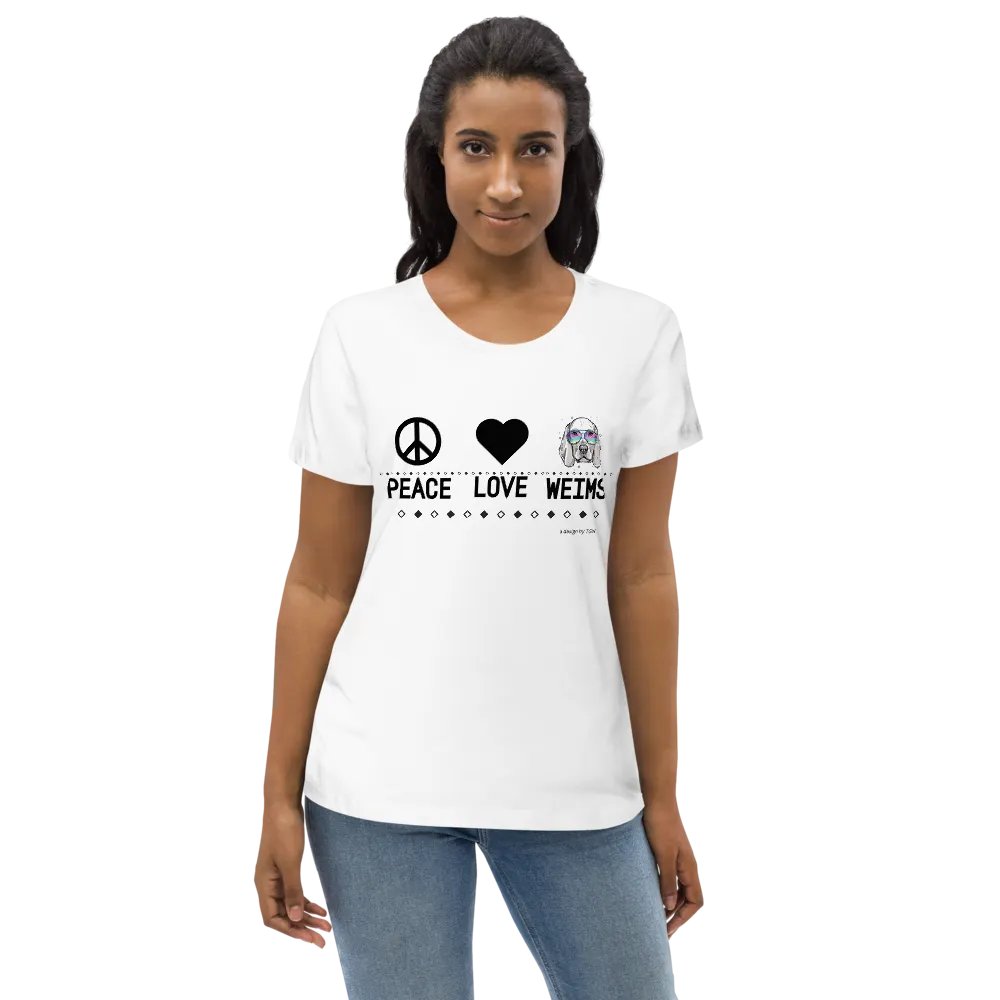 Peace Love Weims - Stanley/Stella Women's Fitted Eco Tee product image (2)