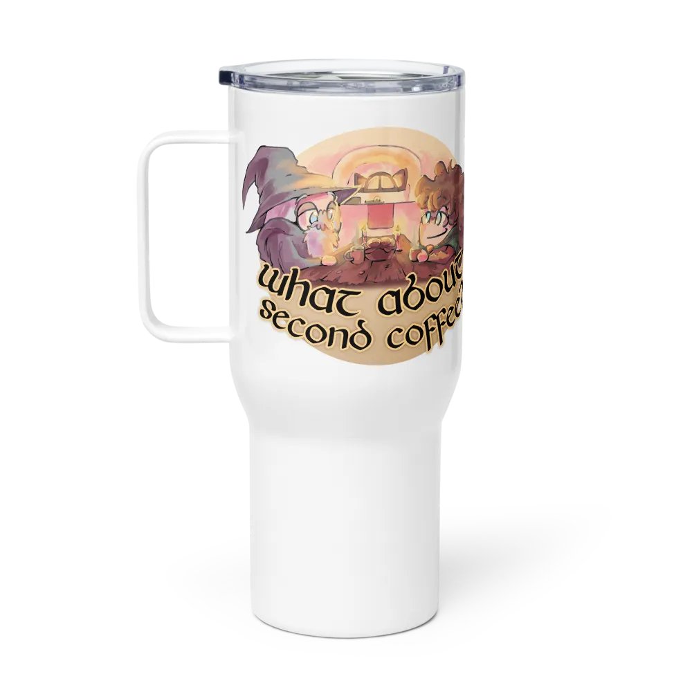What About Second Coffee? Travel Mug product image (1)