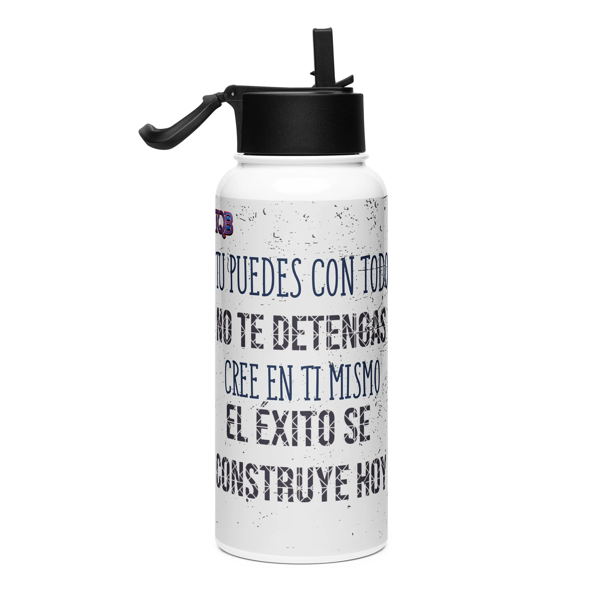 The "Tú Puedes" Motivator Premium Water Bottle - Tranquilo Quieto Brand product image (1)