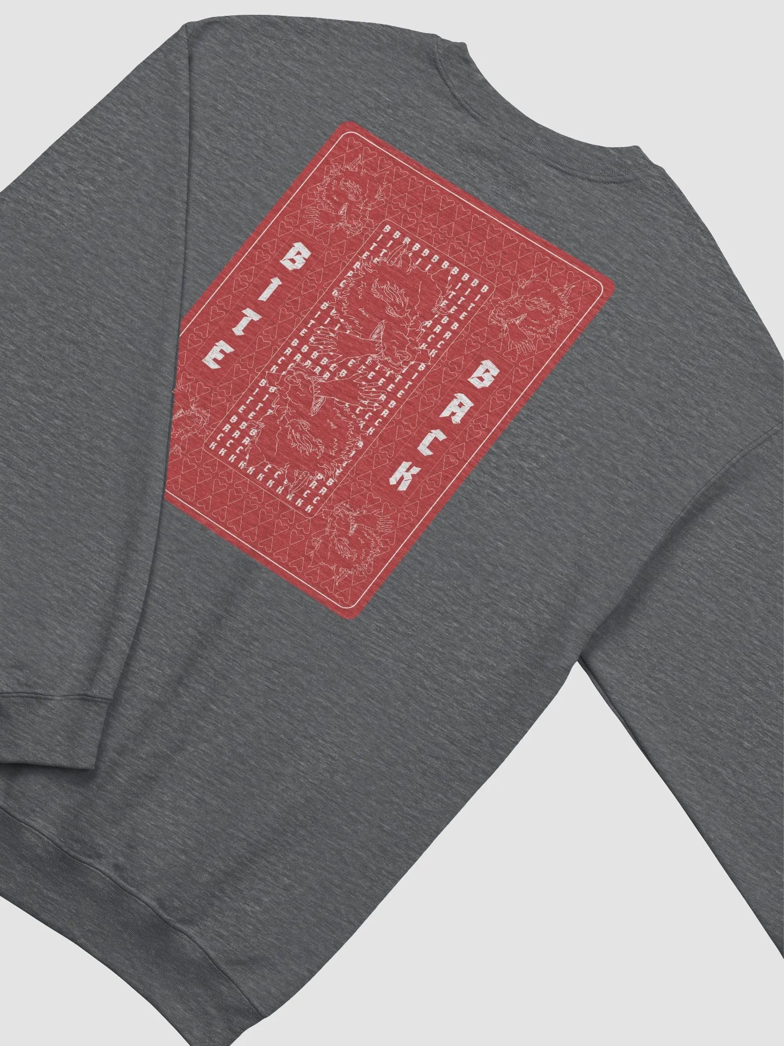 Bite Back red card crewneck product image (4)