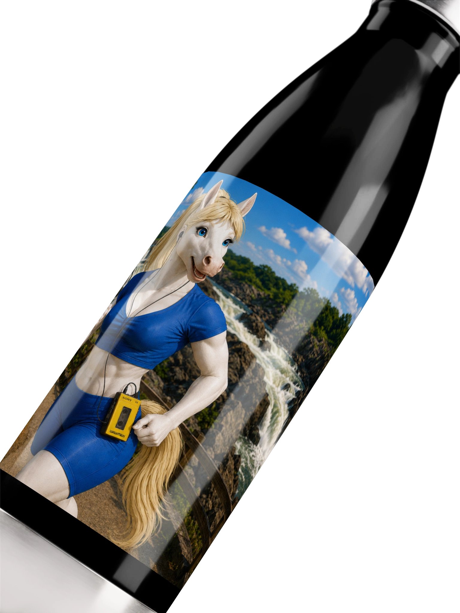 Mystery Mare Jogging Water Bottle. product image (5)