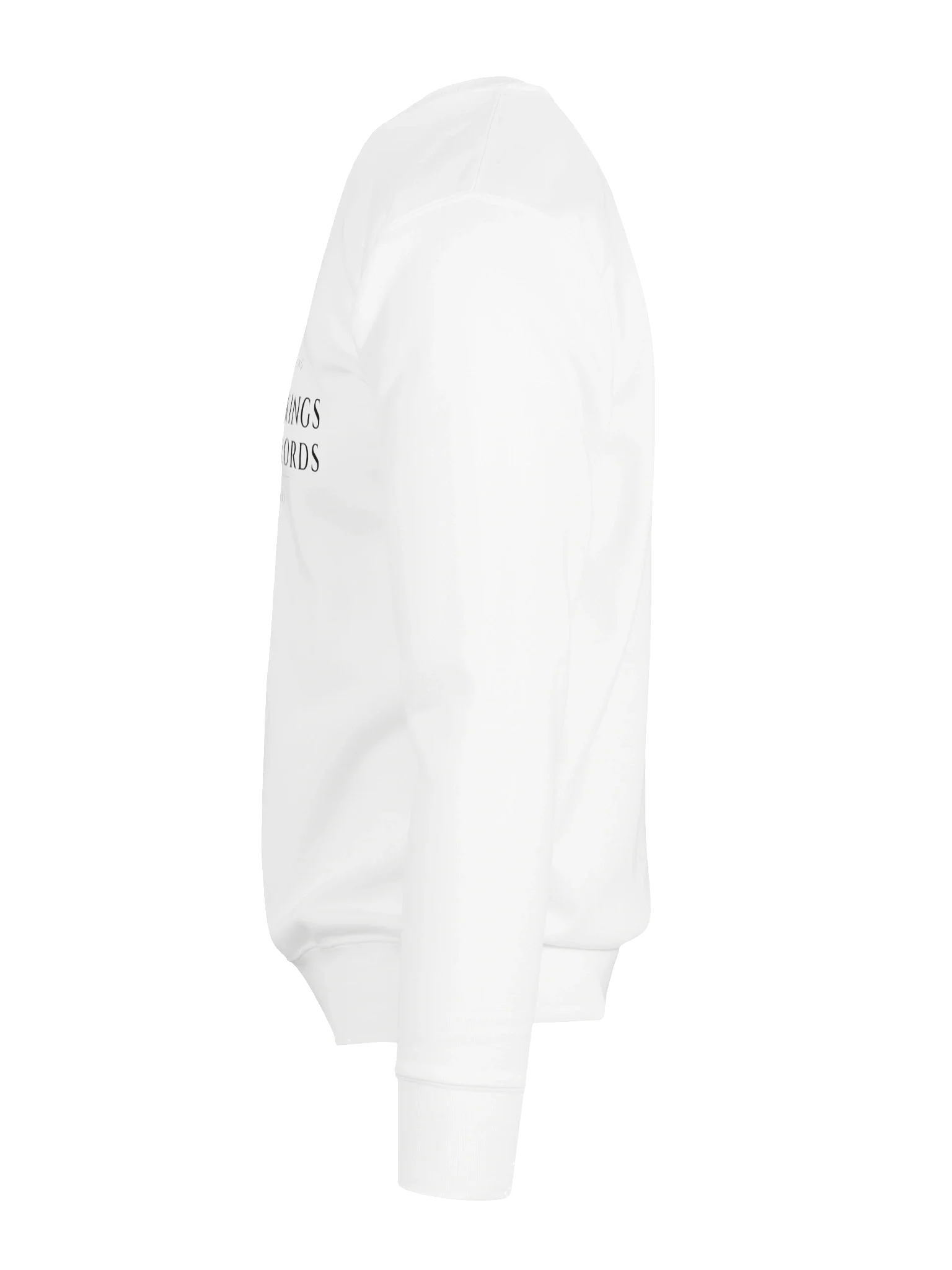 King of Kings Crewneck - White, view 12 — Christ Is King crewneck