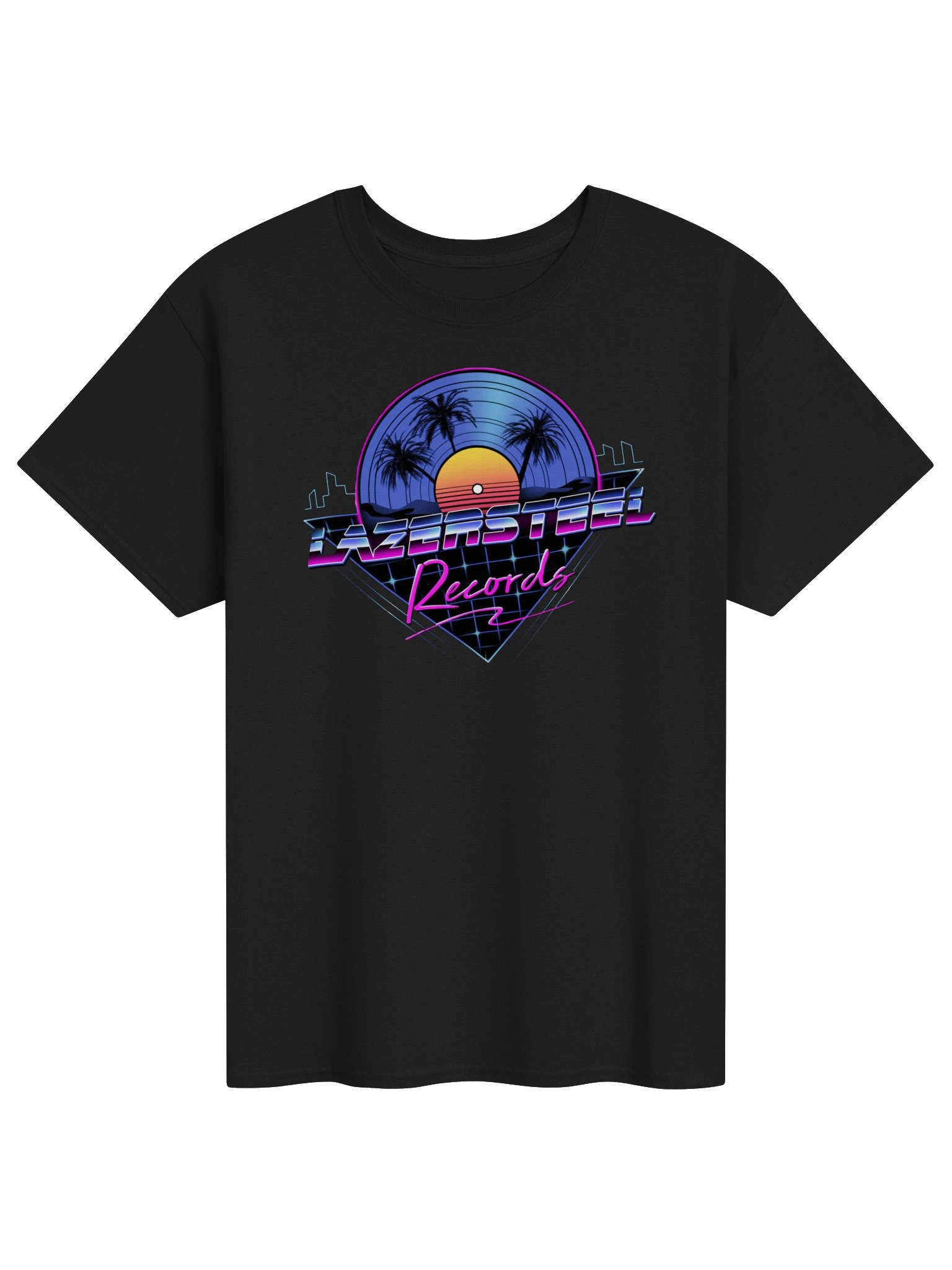 RETROSYNTH LAZERSTEEL RECORDS T-Shirt product image (1)