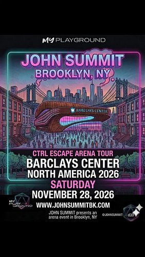 JUST ANNOUNCED 🚨 @johnsummit CTRL ESCAPE ARENA TOUR is coming to @barclayscenter on November 28th 🙌

Sign up now for presale ...