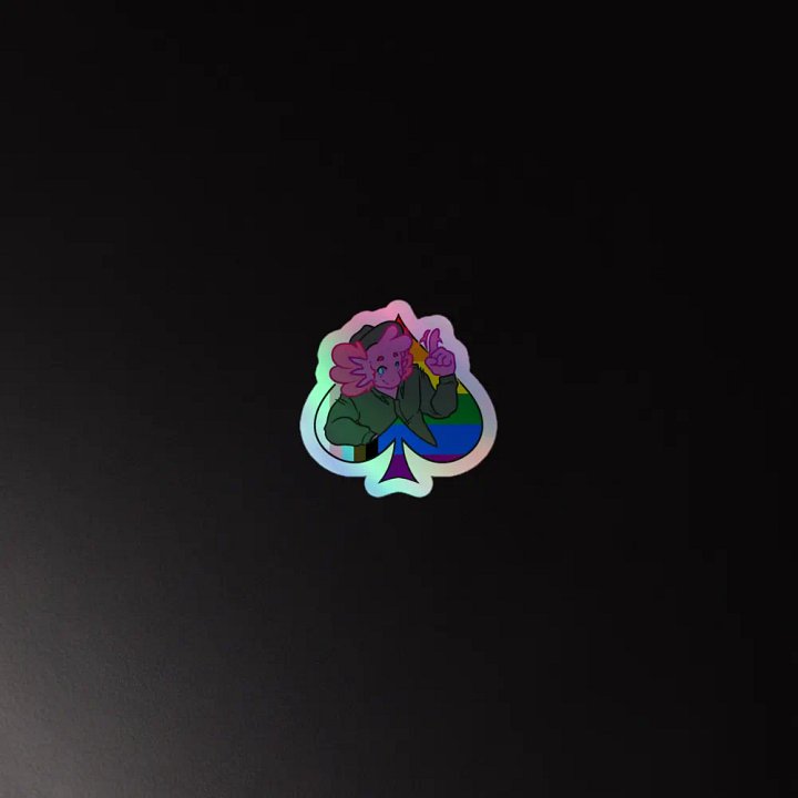 Pride in Spades | Kiss-Cut Holo Sticker product image (2)