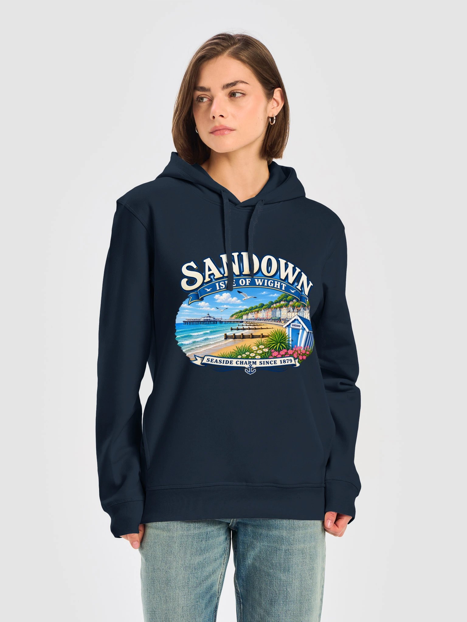 Sandown Isle of Wight Seaside Hoodie product image (13)