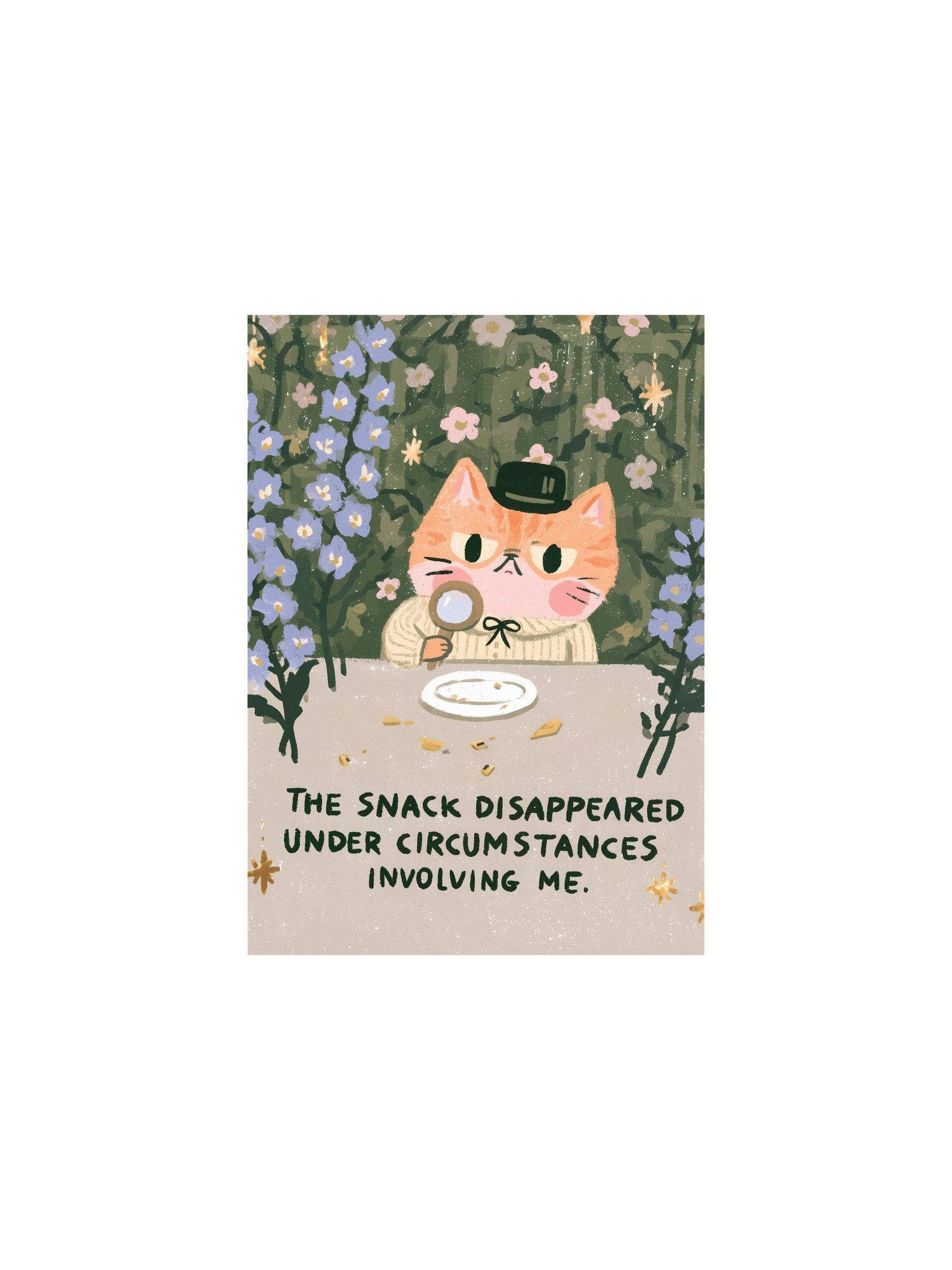 The Snack Disappeared Cat Poster product image (2)
