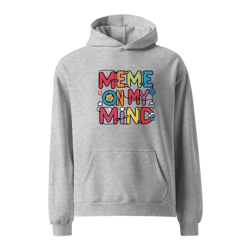 Meme On My Mind Oversized Hoodie product image (4)