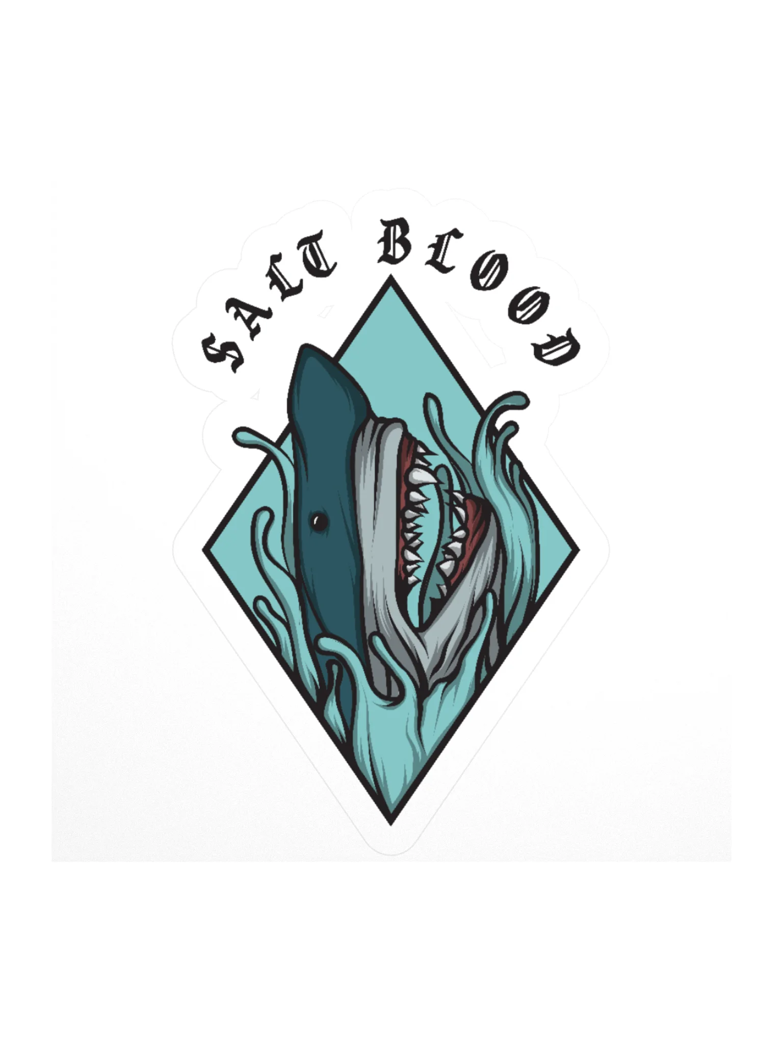 SALT BLOOD KISS CUT STICKERS product image (1)