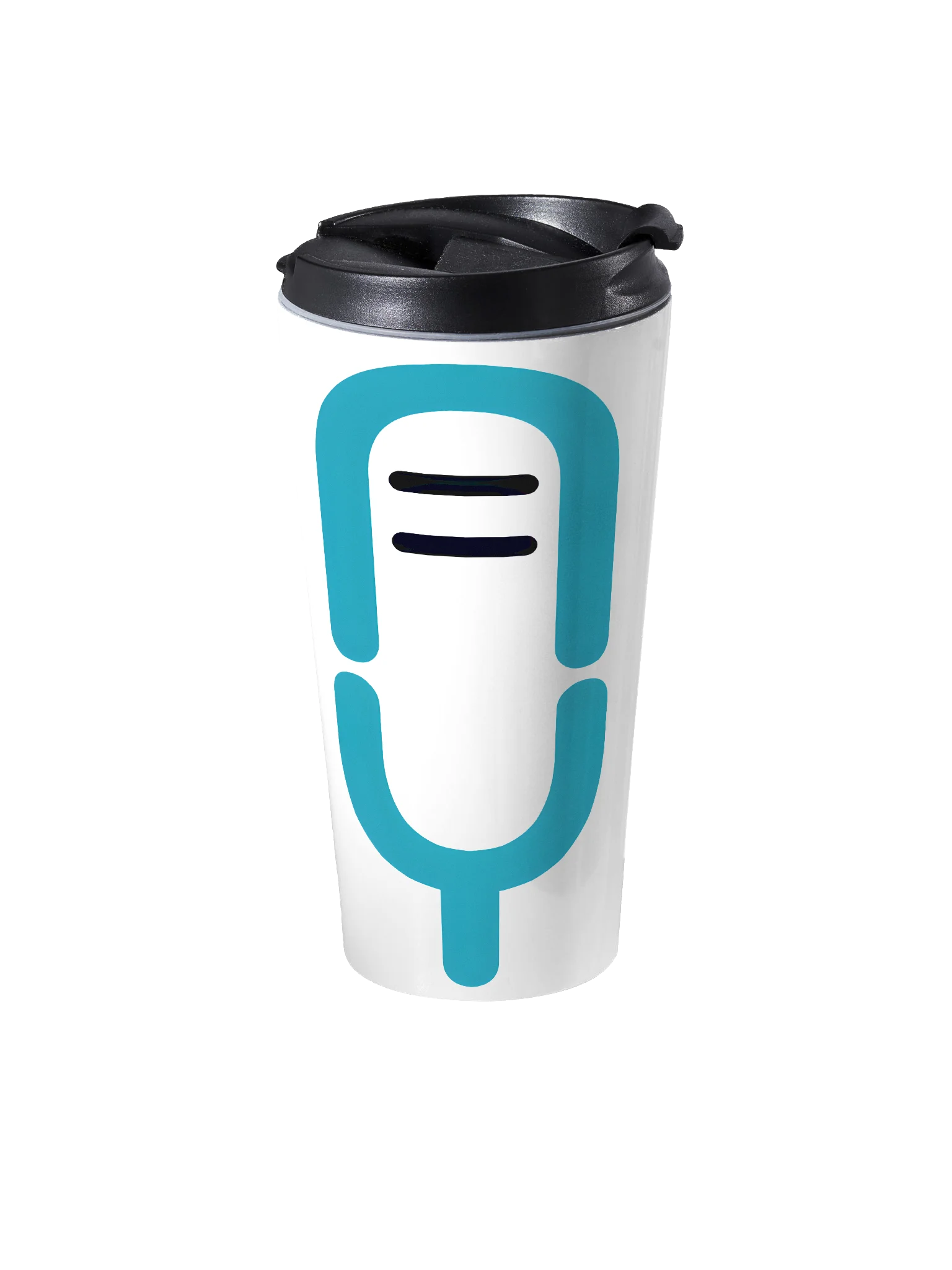 FunnyNFarbsy Microphone Logo Stainless Steel Travel Mug product image (2)