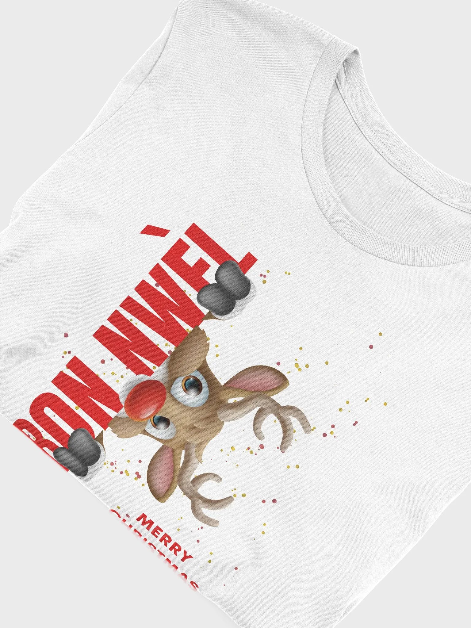 Bon Nwèl Reindeer Christmas T-Shirt product image (106)