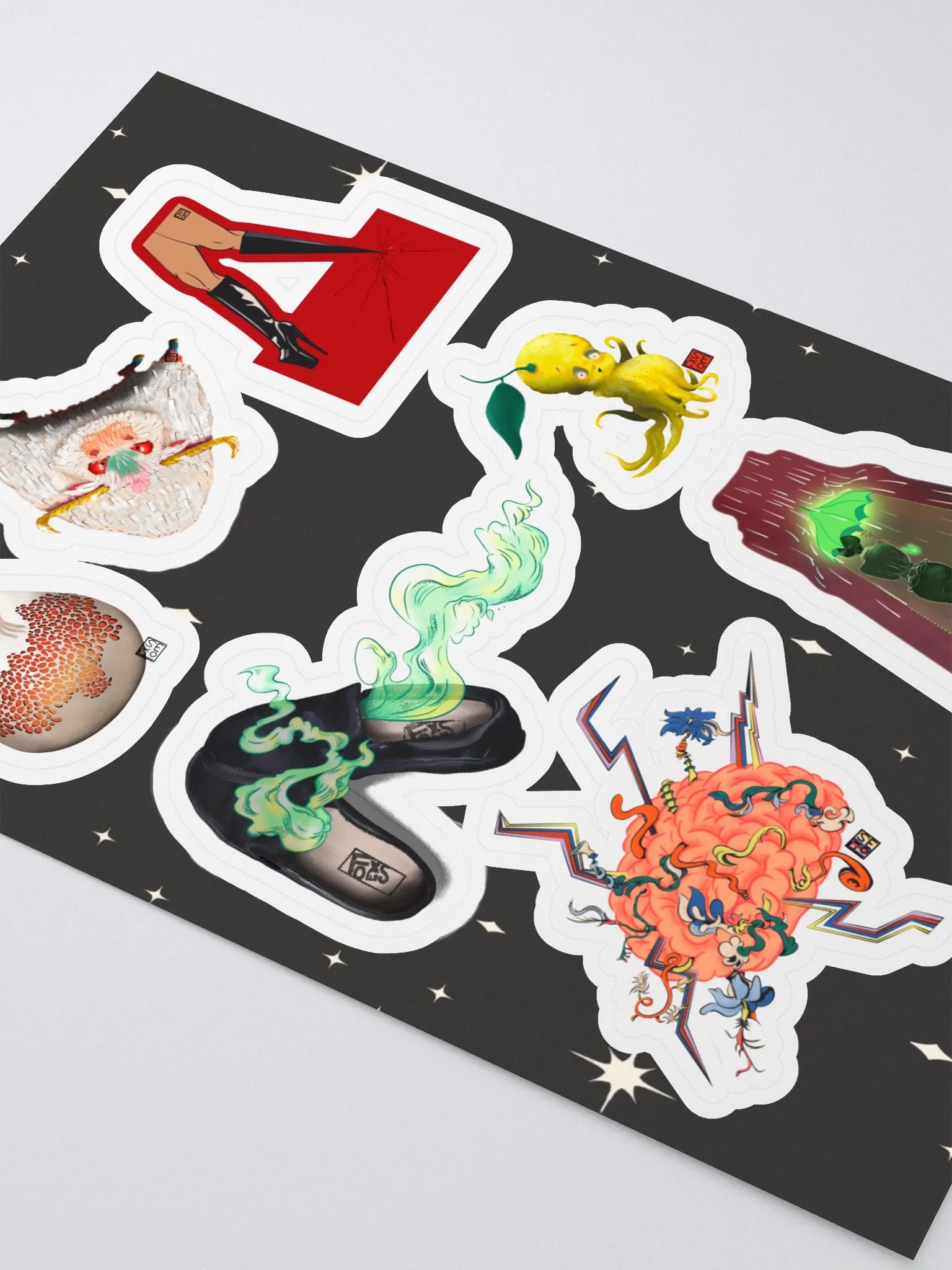 Monster May-hem sticker sheet 1 product image (3)