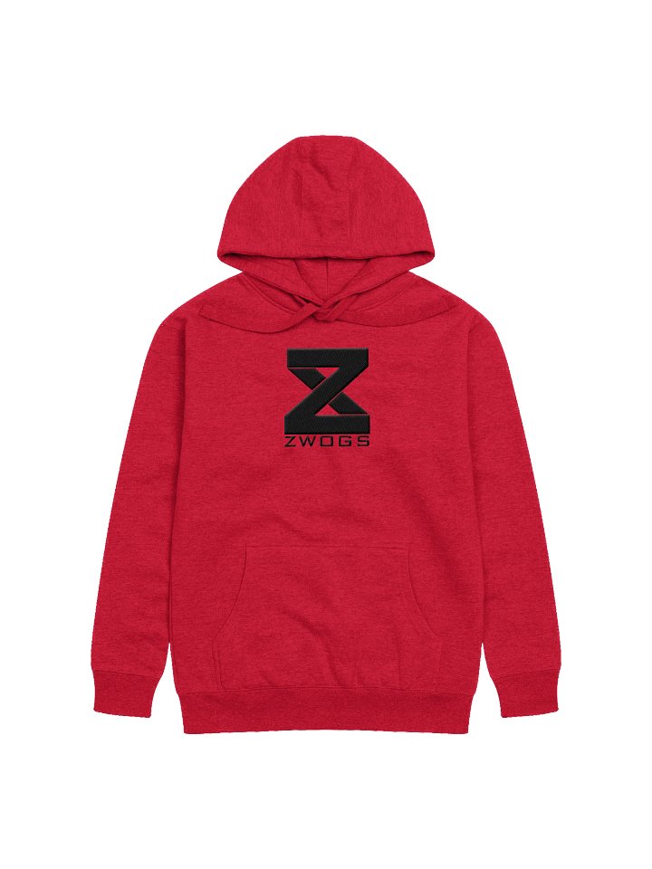 The ZZ Hourglass - Pull-over Hoodie (Red, Embroidered) product image (1)